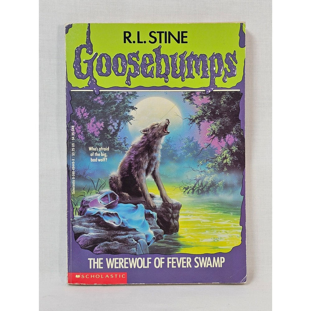 Goosebumps 14 The Werewolf of Fever Swamp Stine 8th Edition 1993 Original Print